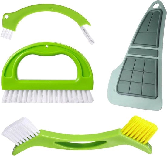 Set di spazzole per pulire le giunzioni 4 in 1 - Per cucina e bagno - 4 pezzi
