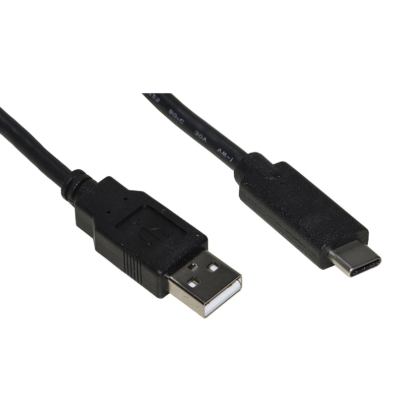 CAVO USB TYPE-A - USB TYPE-C 1.8MT BLACK - LINK LKC2018H