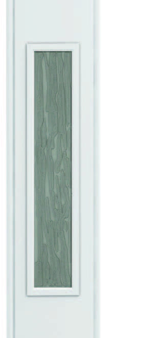 Folding Door for Interiors 82x210 cm in PVC with Niagara Glass, Extra Standard Model