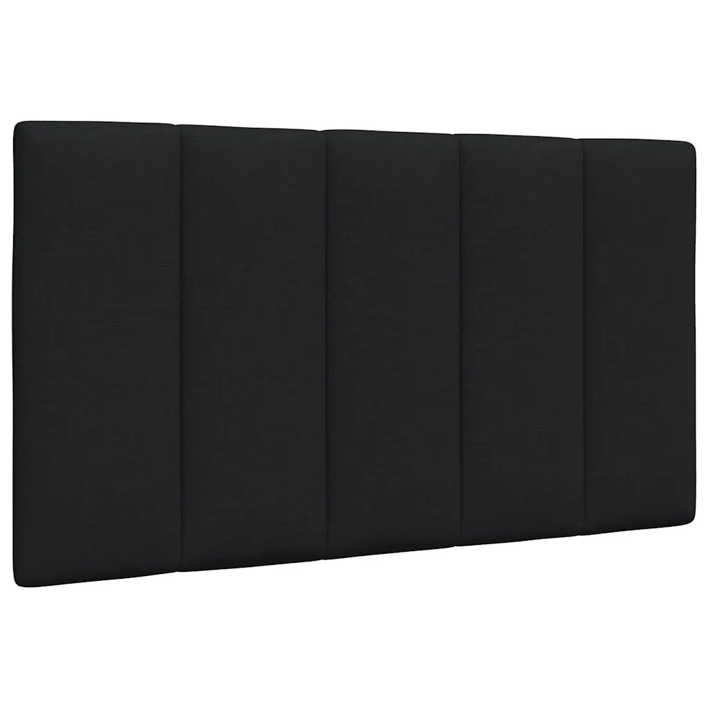 Letto singolo | Letto per adulti | Giroletto senza Materasso Hanko Nero 90x200 cm in Tessuto
