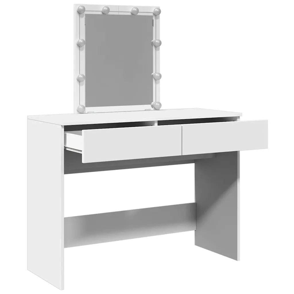 Toeletta con LED Bianco 100x40x130 cm 848192