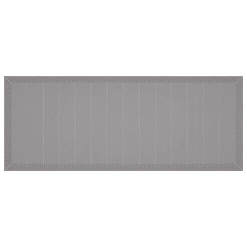 Set da Pranzo per Giardino 9 pcs Bianco Polipropilene 3378745