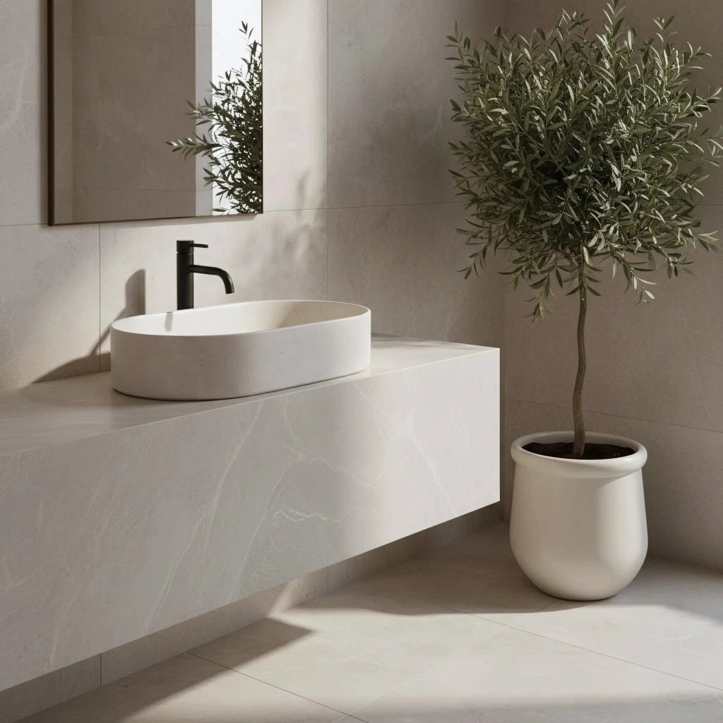 Lavabo Da Appoggio Rea Nadia 60 Sandy