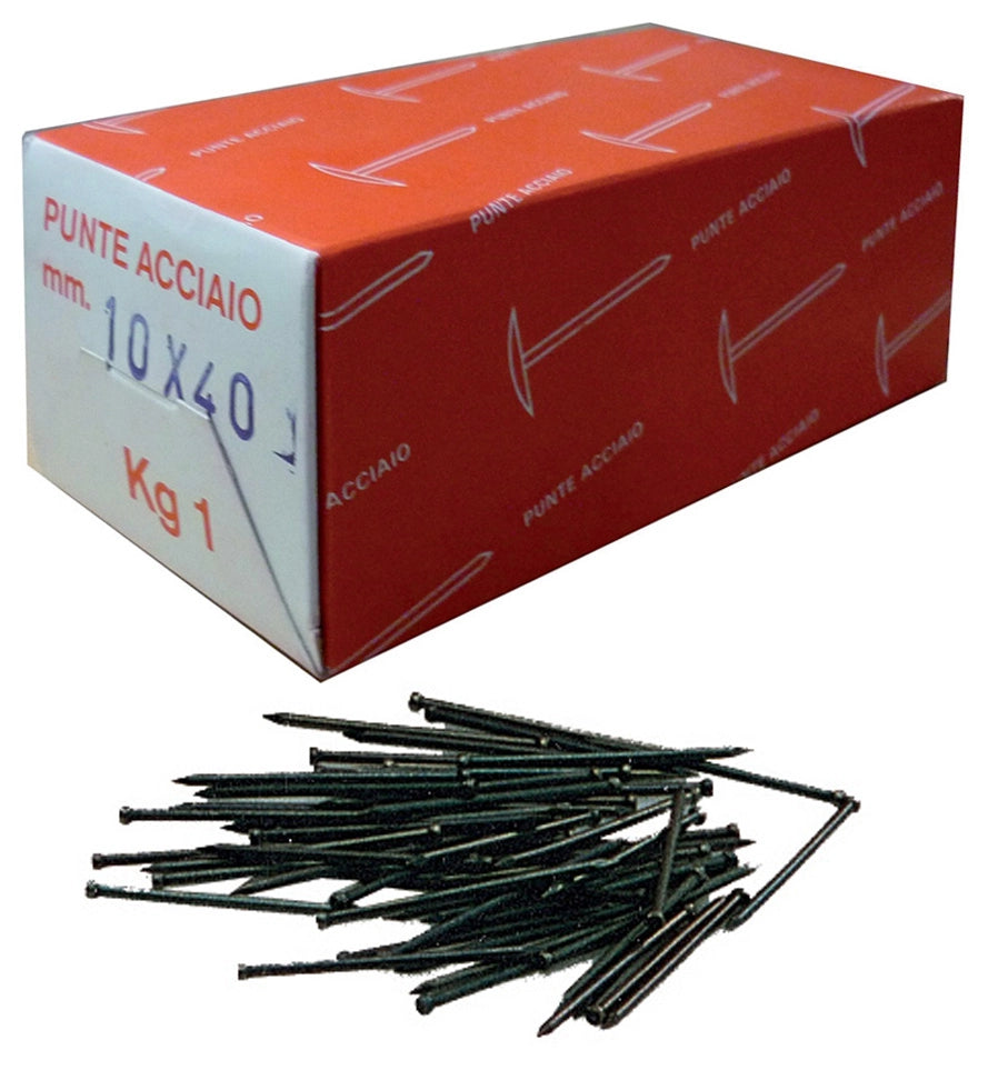 CHIODI TESTA GRUPPINO ACCIAIO  8X30 DA KG.1**- CBD di BORGHETTI- 1,0 kg