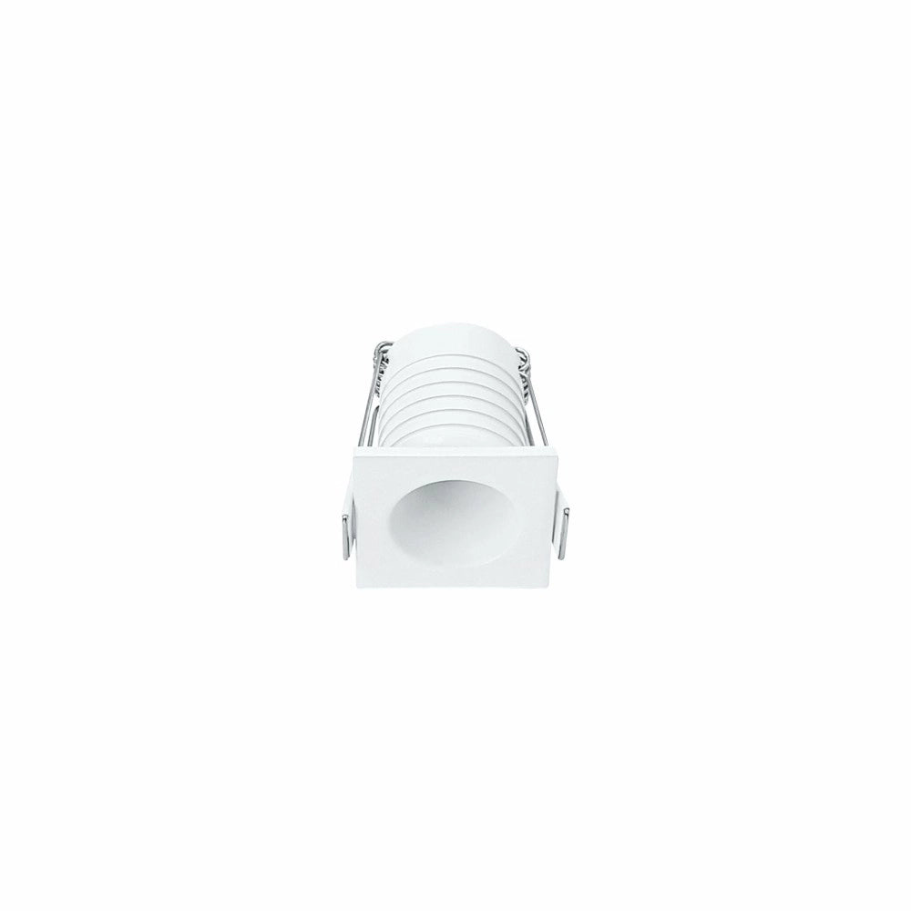 Nano Pulsar Sq Recessed - Faretto da incasso per interni 3.5W Fascio 30° Bianco Opaco Punto luce piccolo 35mm 2700K - Beneito & Faure