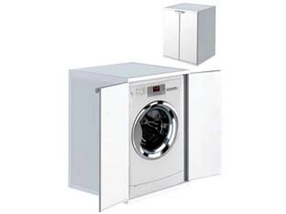 1pz mobile coprilavatrice in resina bianco - cm.68,5x64,5x88h. cod:ferx.fer286572