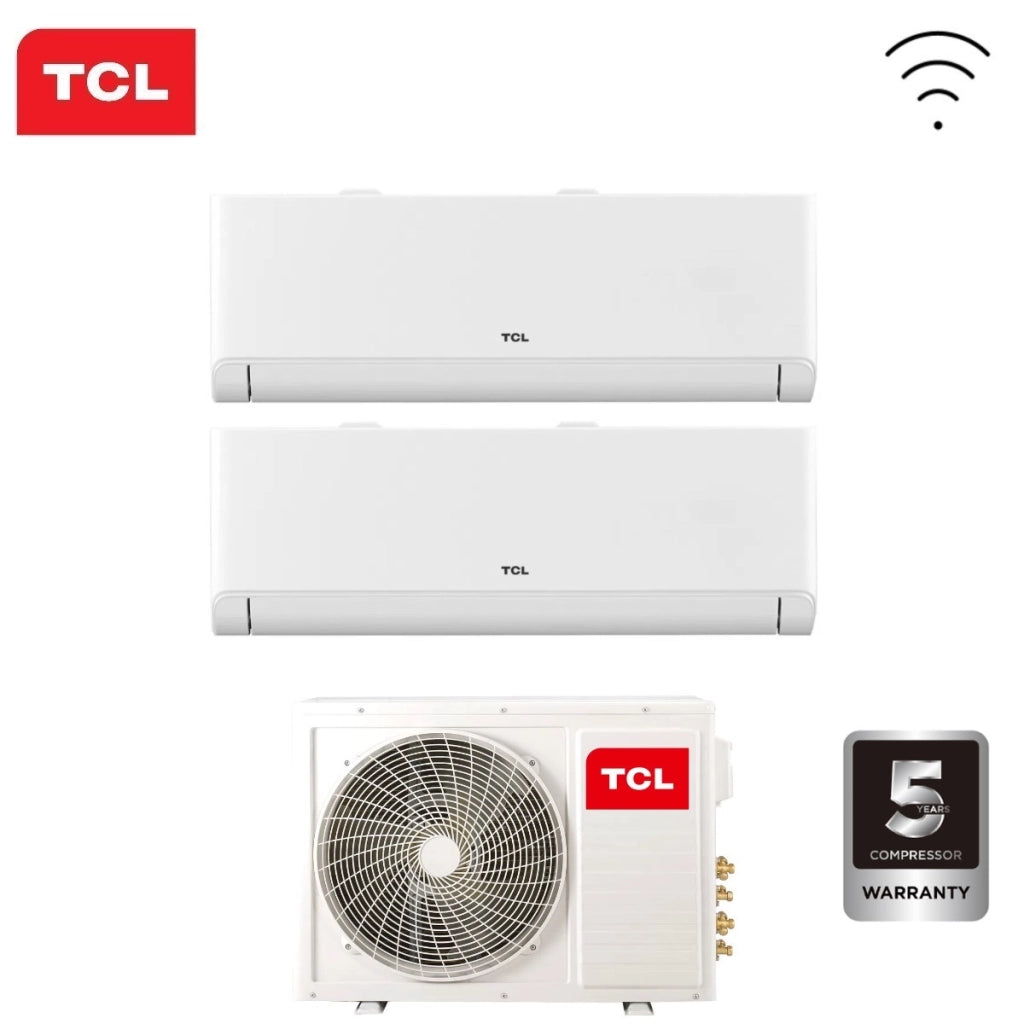 Condizionatore Dual Split TCL BreezeIN P5 12+12 con MT1821 R-32 Wi-Fi Integrato