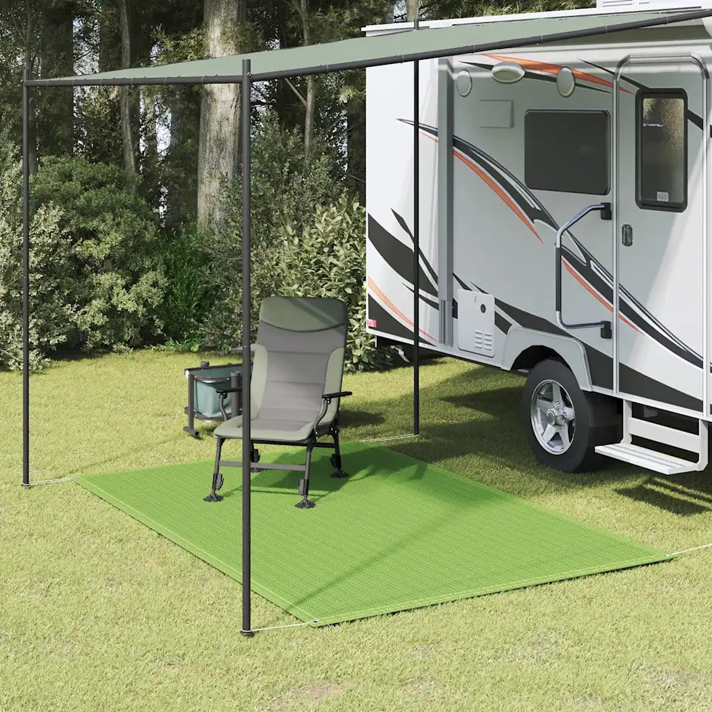 Tappeto da Tenda | Tappeto da campeggio Verde Chiaro 250x200 cm HDPE