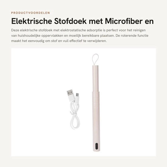 Aspirapolvere elettrico con microfibra e setola rotante