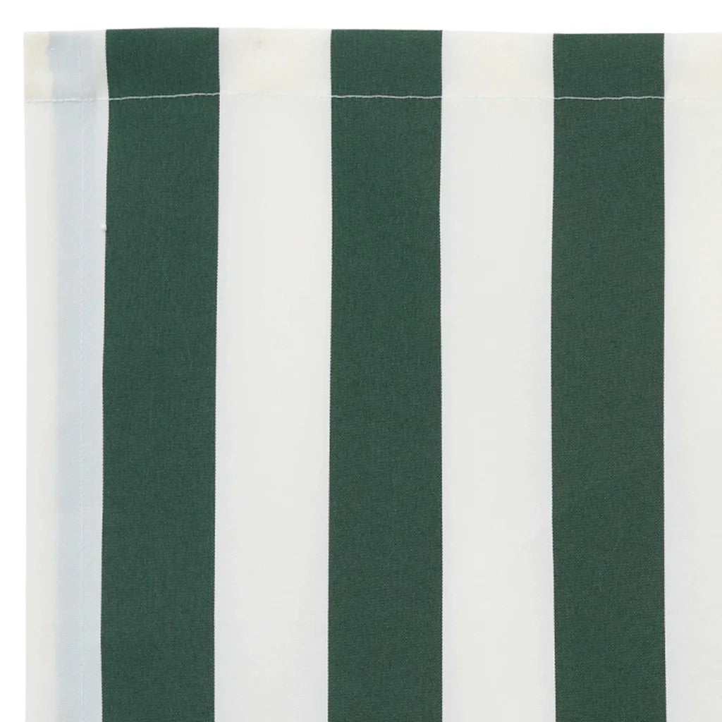 Telo di ricambio per tenda da sole Verde e Bianco 380 x 295 cm 42000658
