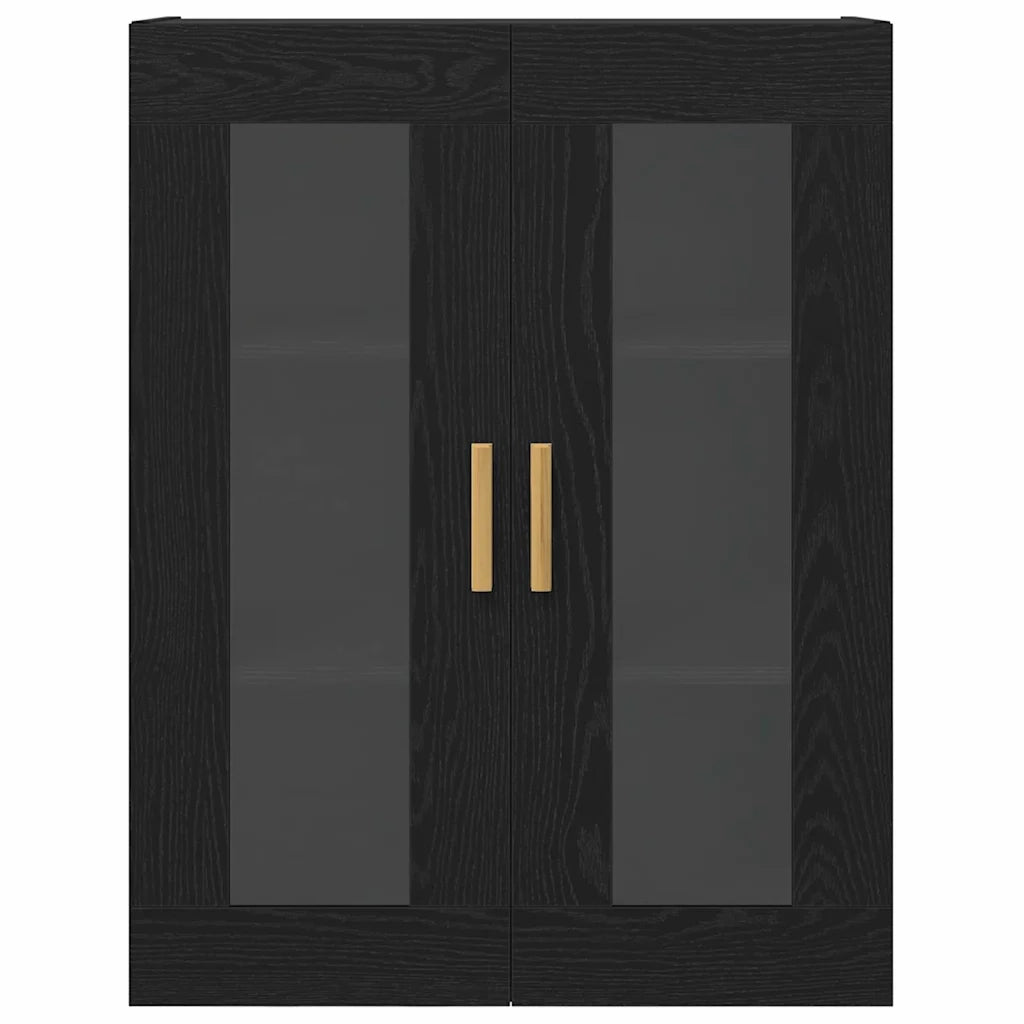 Armadietto a muro Rovere Nero 69,5 x 34 x 90 cm 862110