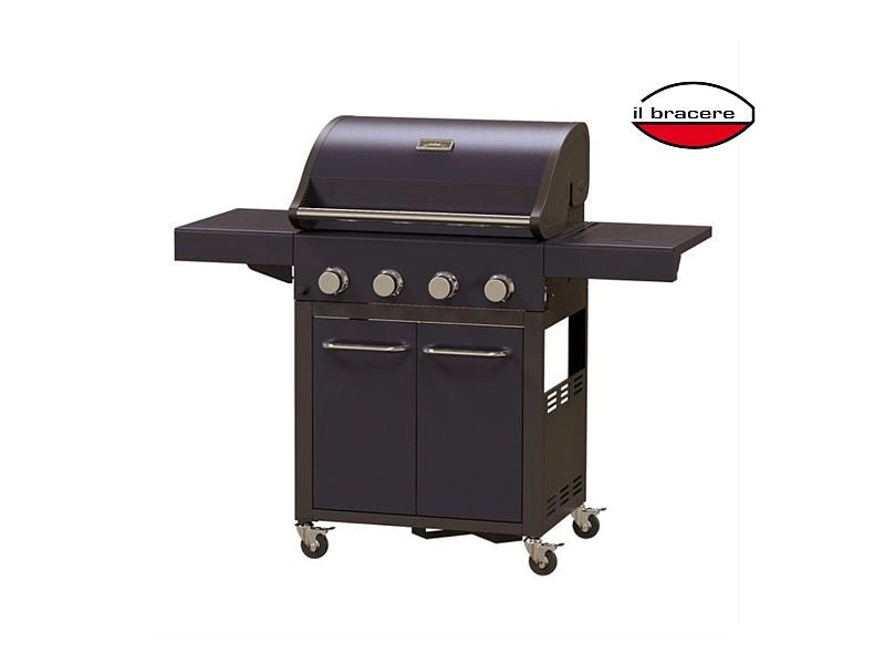 Barbecue a gas Generation Basic 4 bruciatori piani laterali pieghevoli - Grigio