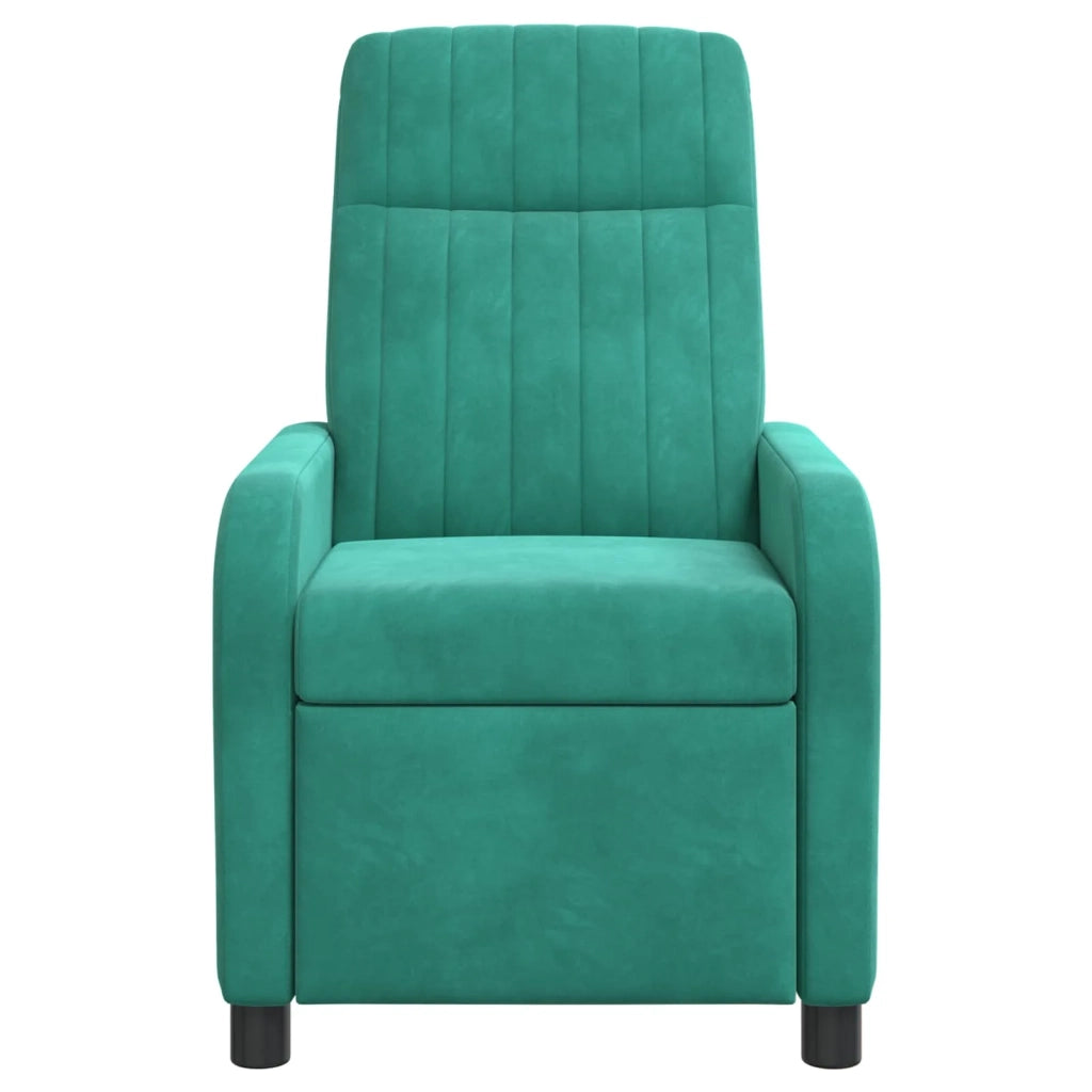 Poltrona Massaggiante Turchese Velluto (V) 42035129
