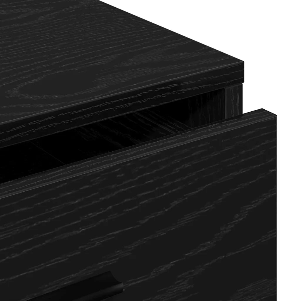 Credenza Rovere nero 40 x 41 x 75 cm Legno multistrato 865056