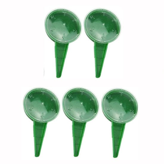 Dispensatore di semi per giardino 5-pack - Hermetico - Maniglia a giro - Dimensioni 12x6,5 cm - Facile da utilizzare - Semiante