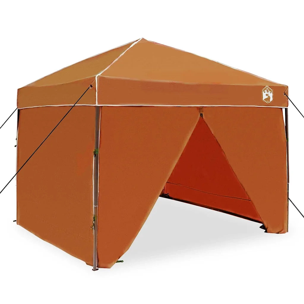 Tenda Gazebo Arancione 243 x 243 x 251 cm Tessuto 42007382
