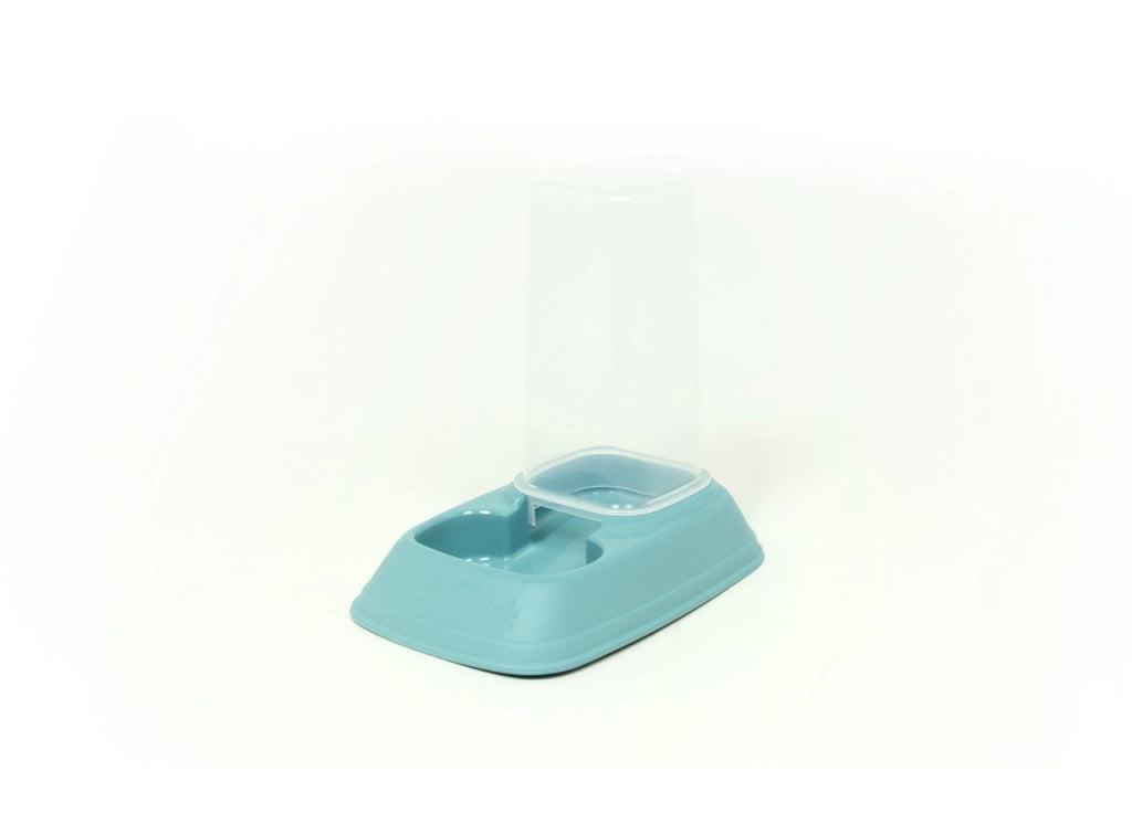 Dispenser Cibo/Acqua 0,7L Per Animali Modello 700083 Colore Azzurro