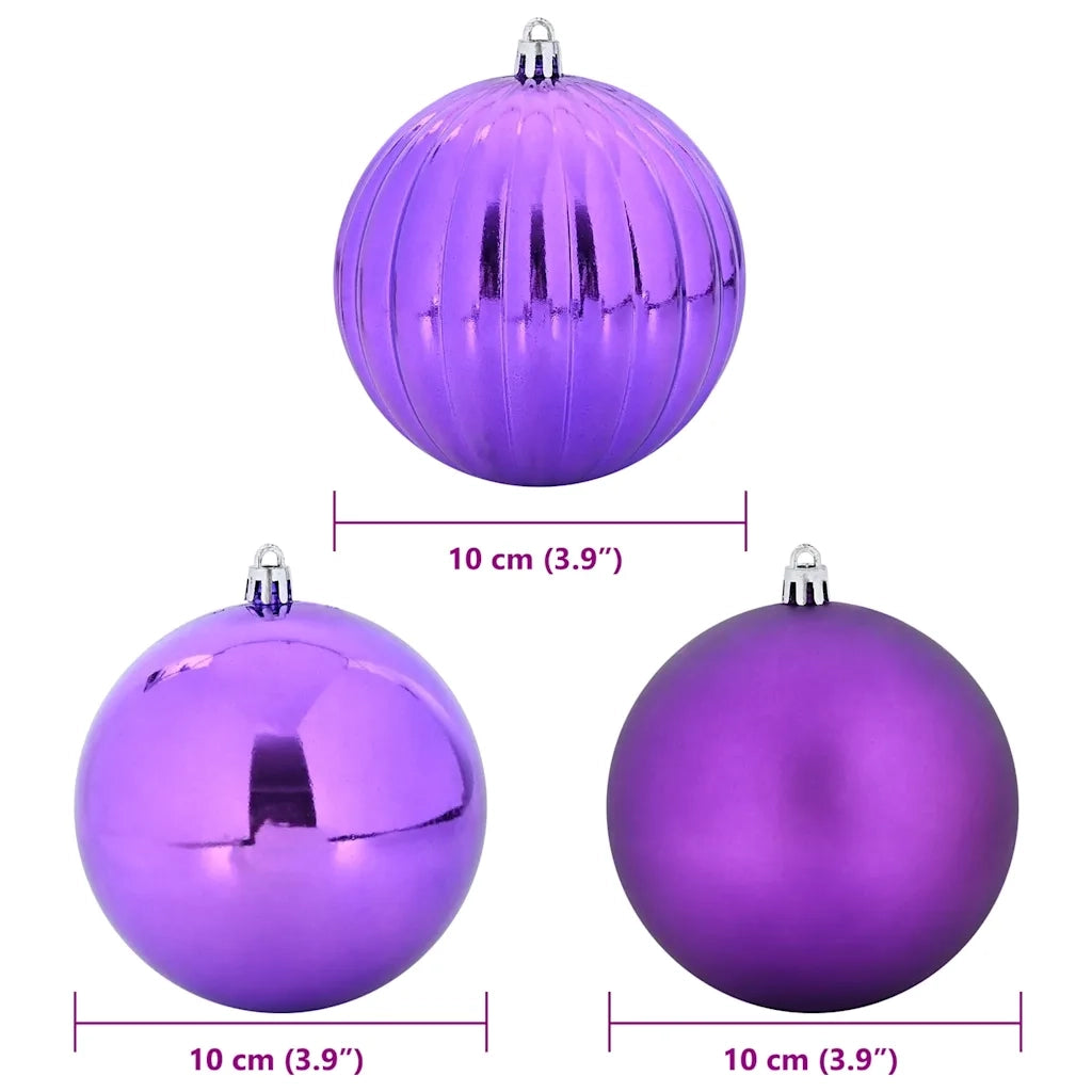 Set di palline di Natale XL 15 pcs Lillà Plastica 42018877