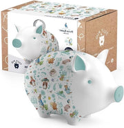 Ceramica Cassetto di Risparmio per Bambini - Peter Cottontail e Amici Tesoro