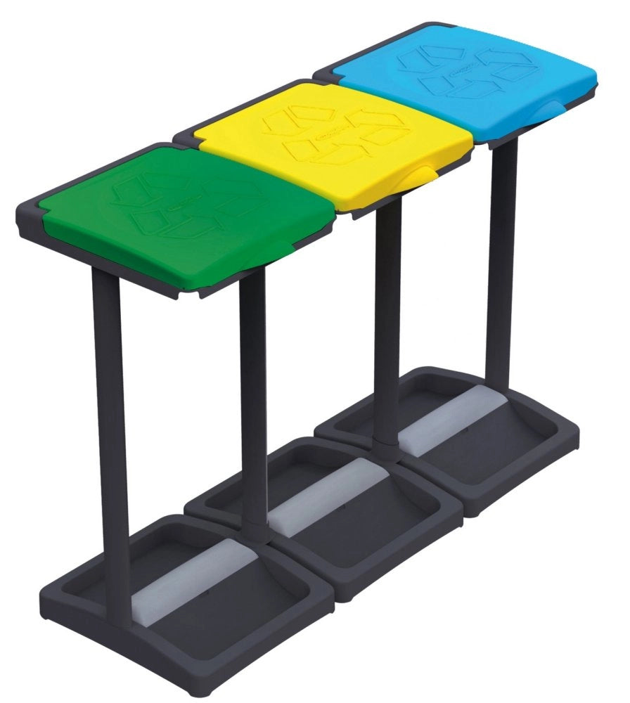 1pz pattumiera portasacchi a tre coperchi cod:ferx.93091