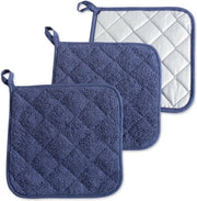 Set di 5 Pannine in Microfibra per Cucina, Pannine per Cucina e Cottura, Supporti per Padella in Microfibra, Pannine in Microfibra per Cottura e Cucina, 18*18cm, colore lichtblauo