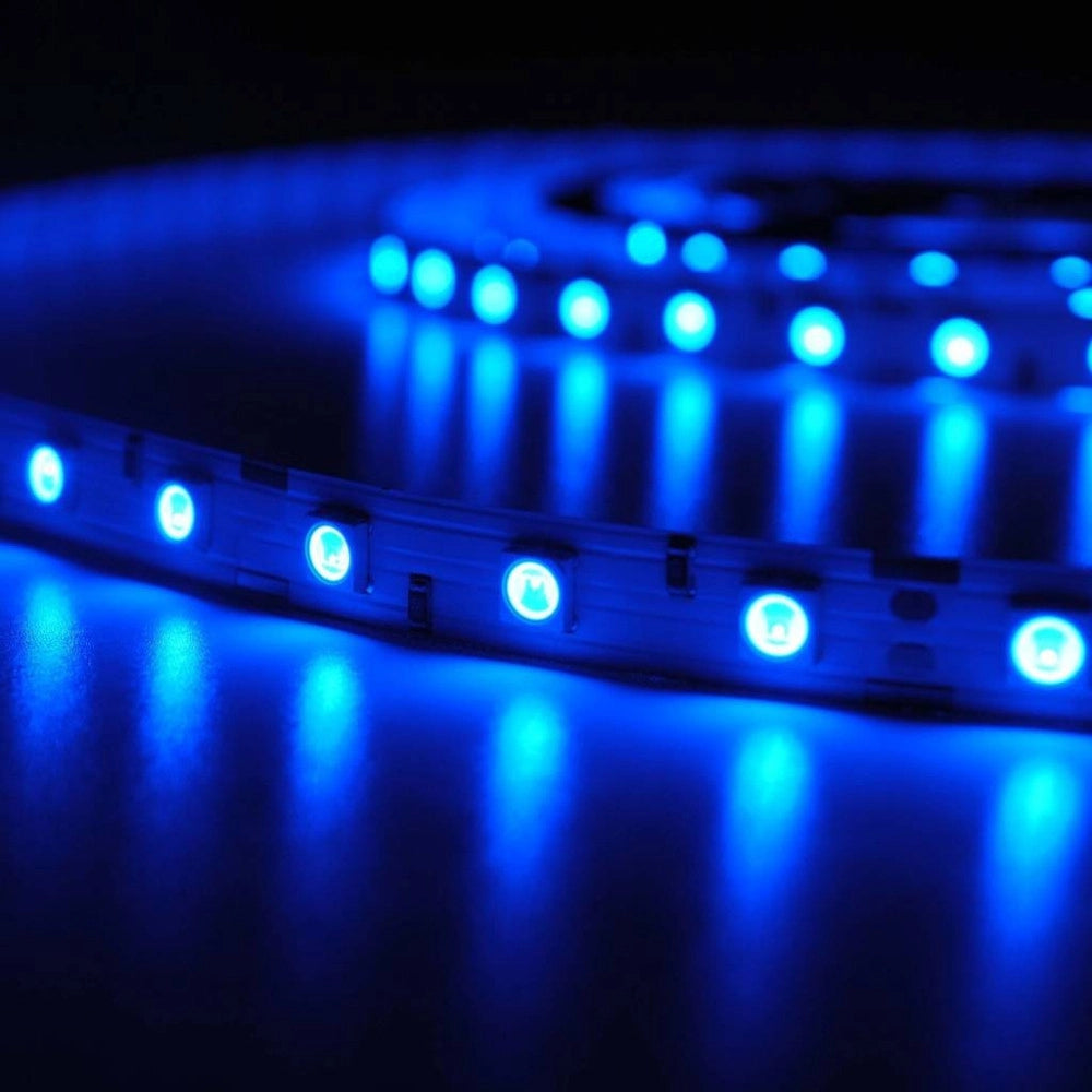 Trade Shop - Bobina Striscia Strip Led 5050 Flessibile 5m 300 Led Adesiva Luce Interno Ip 20 - -bianco Caldo      -