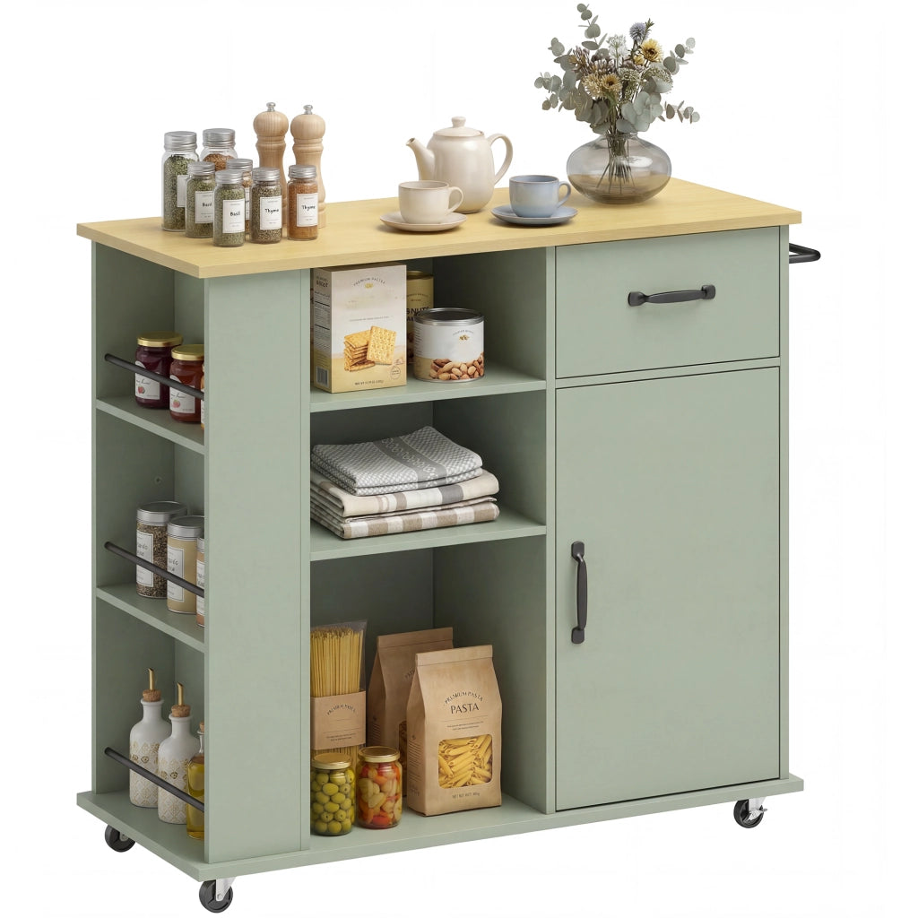 Carrello da cucina ¨C Minimal ¨C verde