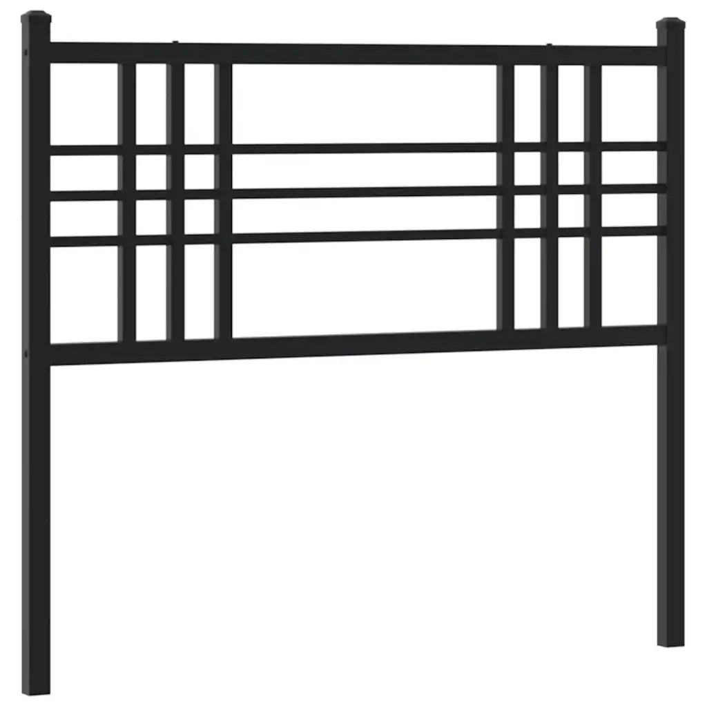 Testiera di Ricambio in Metallo Nero 100 cm 376353