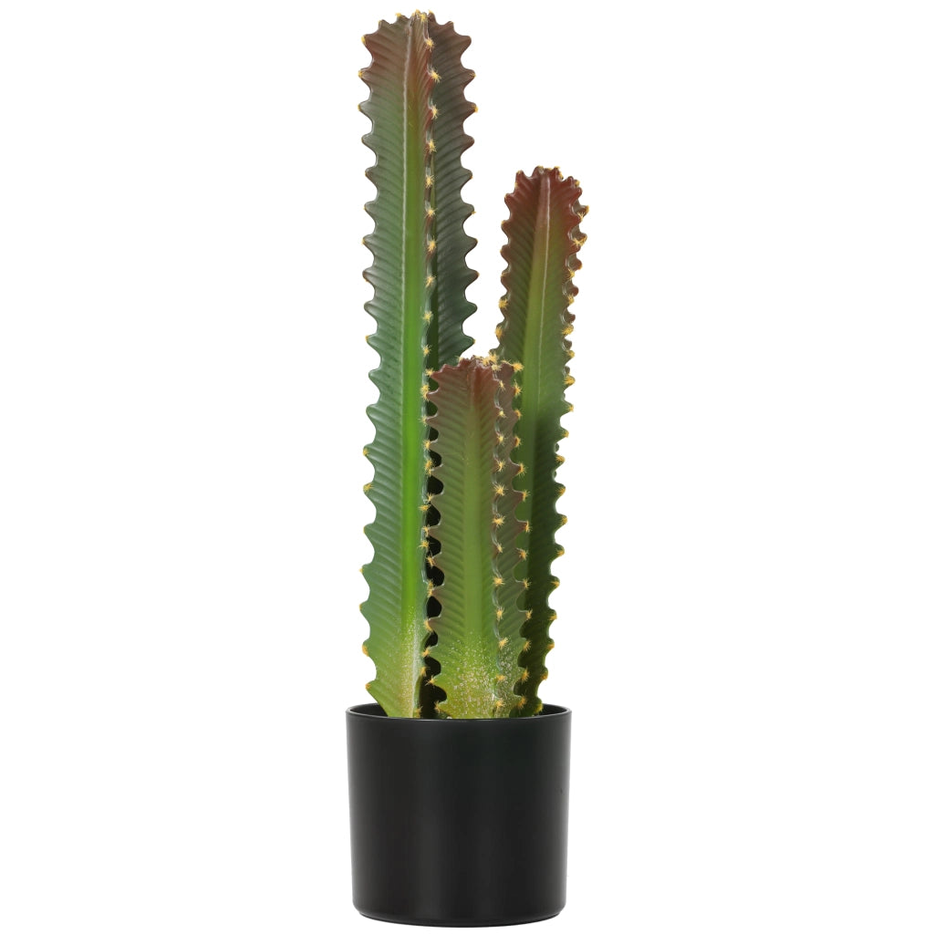 Pianta Artificiale Cactus in Vaso Verde ¨C Minimal ¨C 66 cm