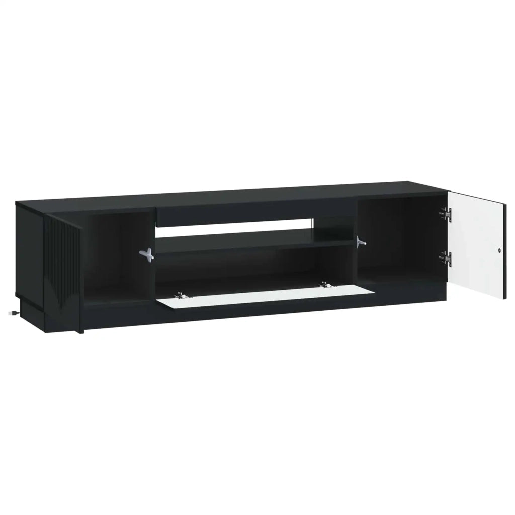 Mobile TV LED Nero Legno ingegnerizzato 897346