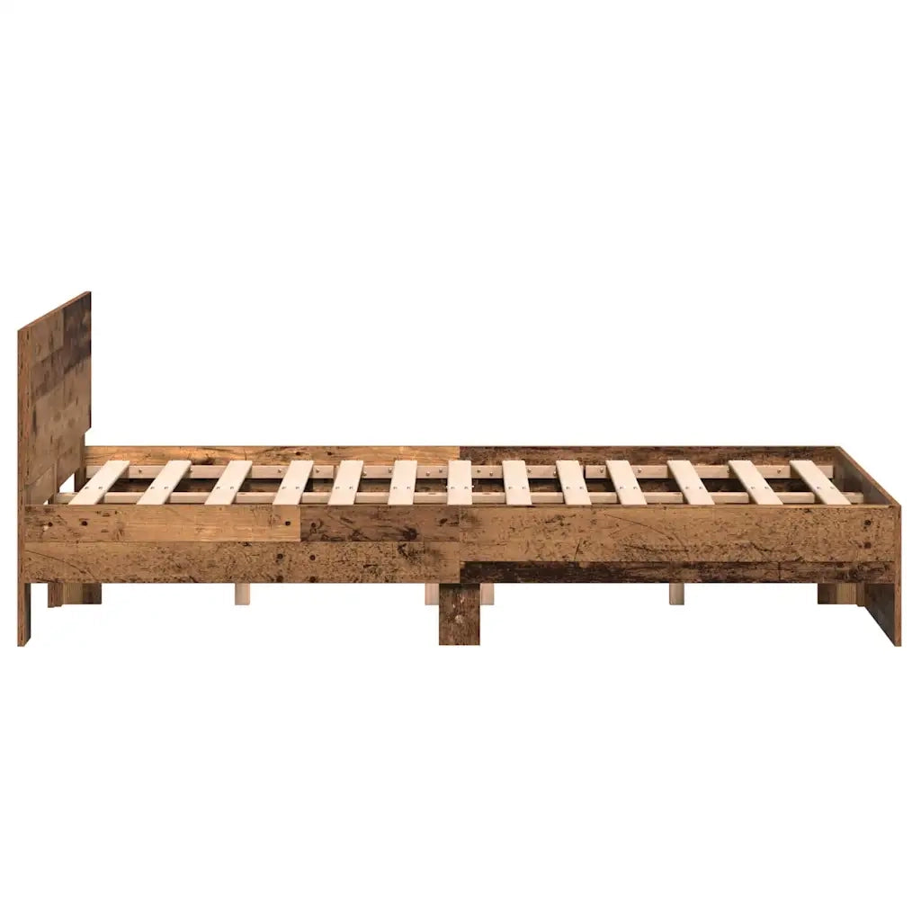 Struttura del letto Legno vecchio 193 x 125 x 70 cm
