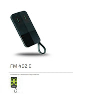 TELECOMANDO RADIOCOMANDO COMPATIBILE CON TELCOMA FM402 CANALI 433,92MHZ