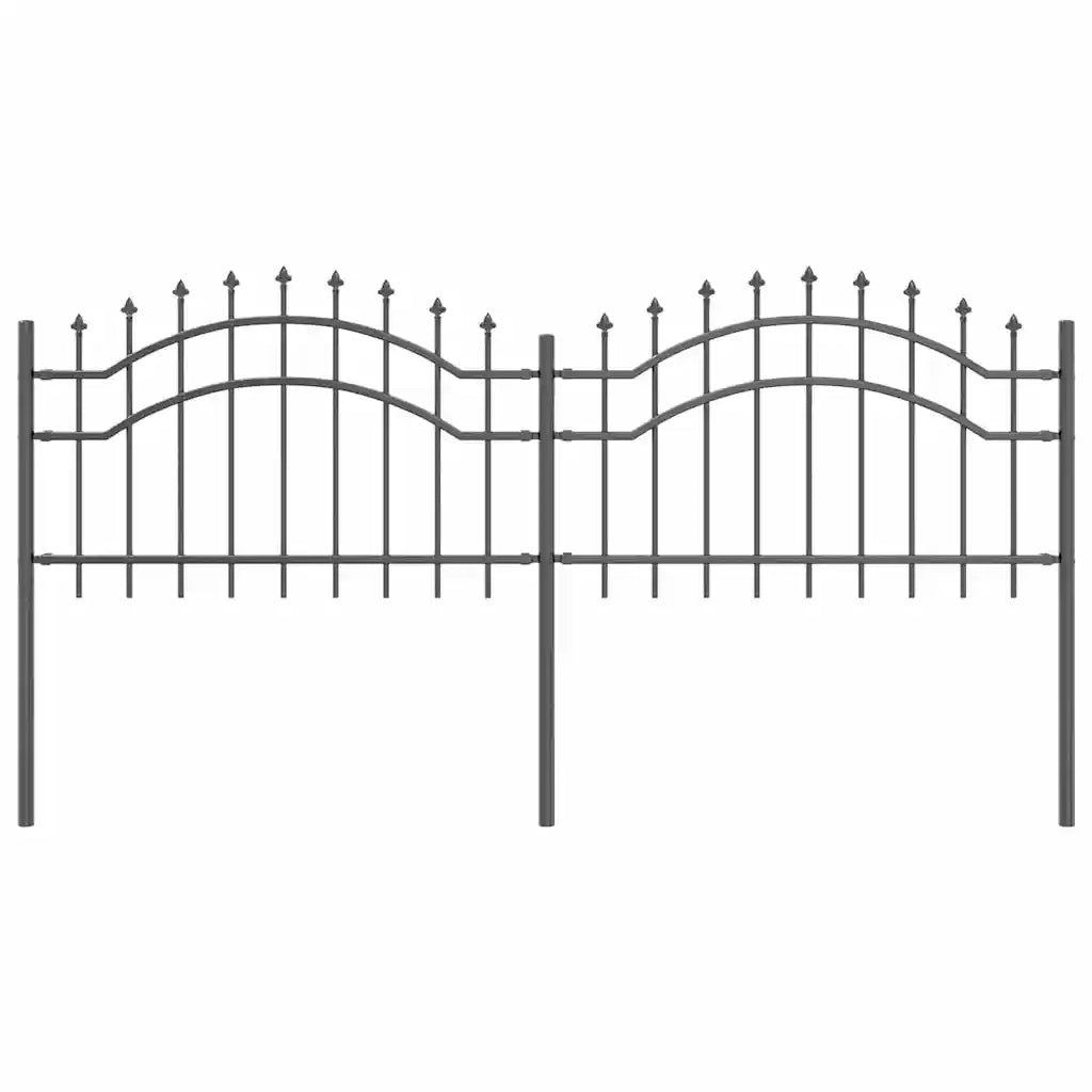 Recinzione per Giardino Woerden Grigio 240 x 115 cm 42003958