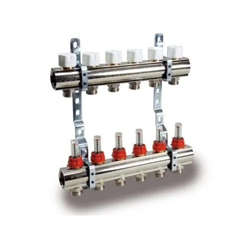 COLLETTORE DI DISTRIBUIZIONE PREMONTATO SERIE CD- 7 vie 1 x 3/4EK- ATON- pezzi 1