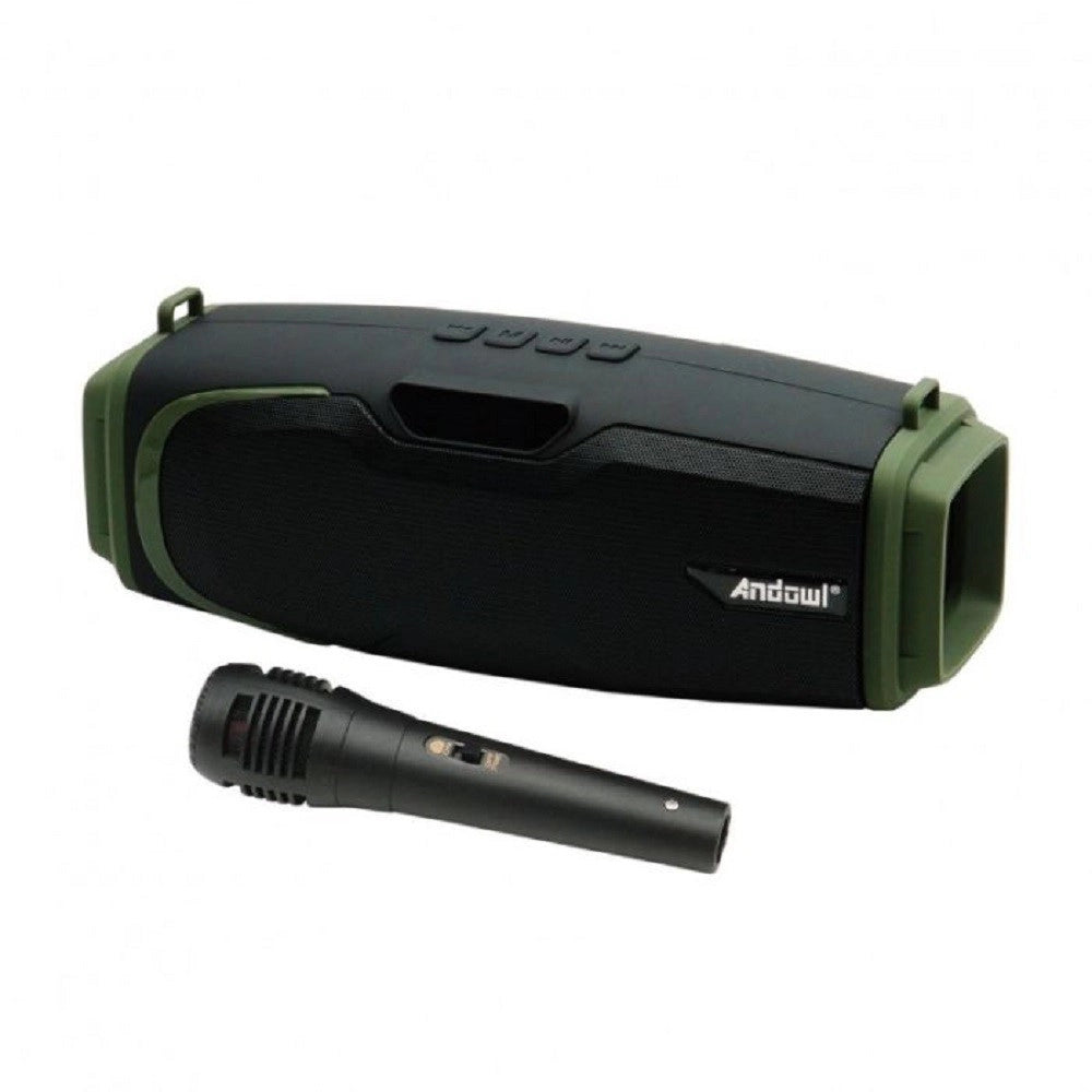 Trade Shop - Cassa Wireless Bluetooth Portatile Sistema Karaoke Con Microfono Cablato Q-yx600 -
