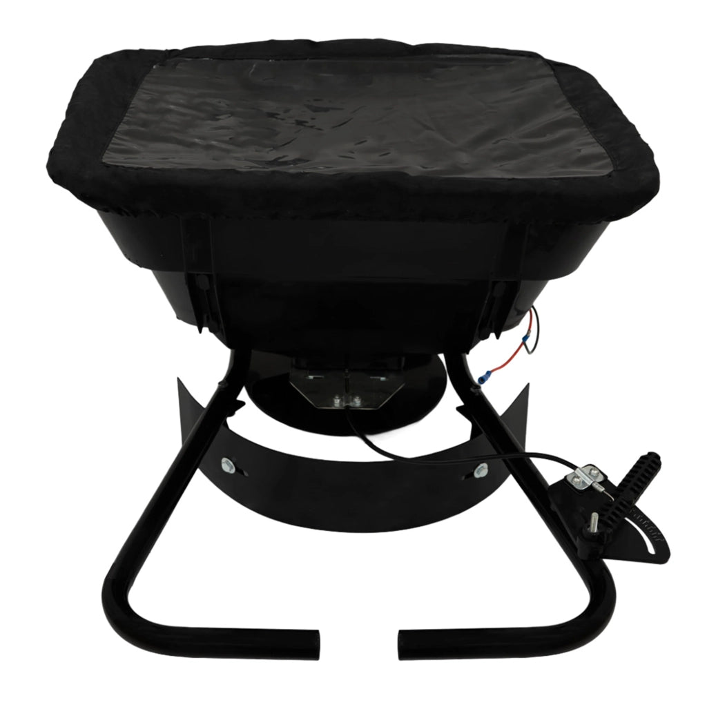 Spandiconcime ATV Quad 12V 43,5L Traino con Deflettore e Copertura