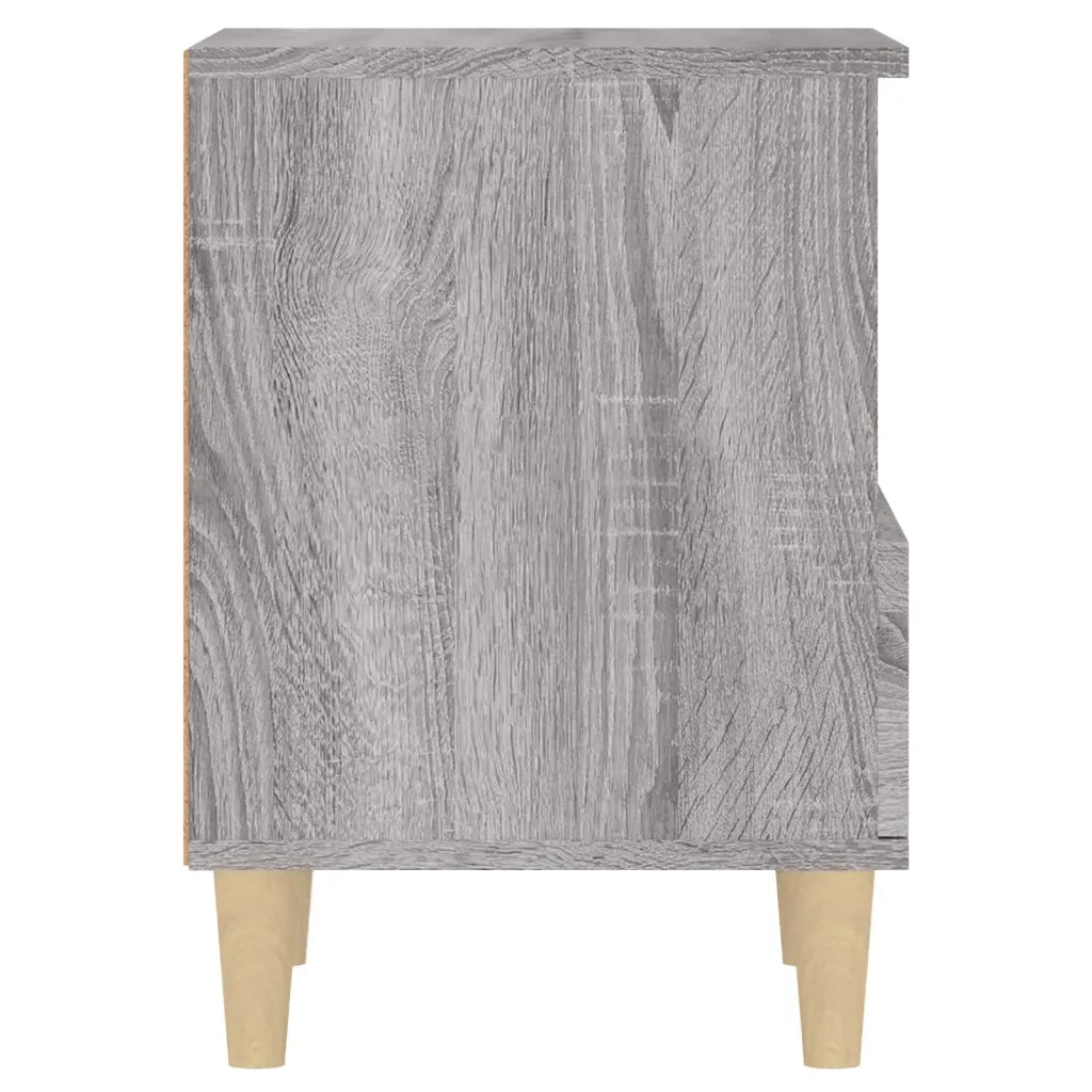 Comodino | Armadio da Notte | Mobiletto da notte Grigio Sonoma 40x35x50 cm