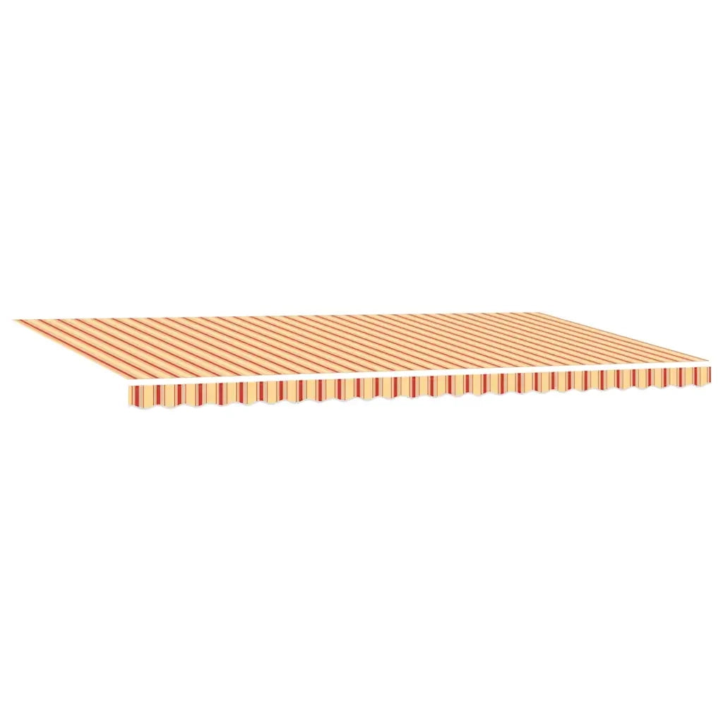 Tenda Retrattile Giallo e Arancione 600 × 300 cm 3331598