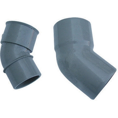 CURVA 45  ° MF PVC GRIGIO- Diam. 40- senza- pezzi 1