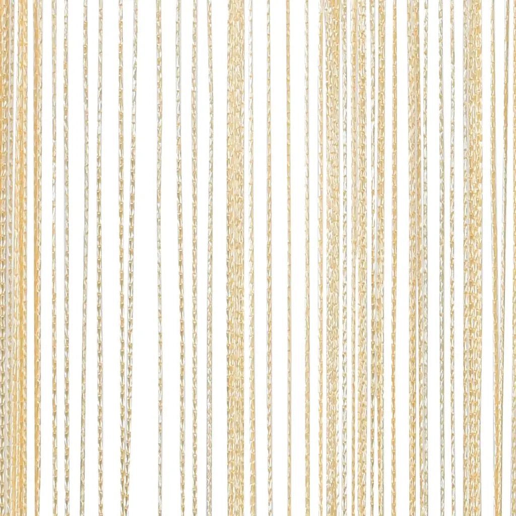 2 Pz Tende a Fili 140x250 cm Crema 132403