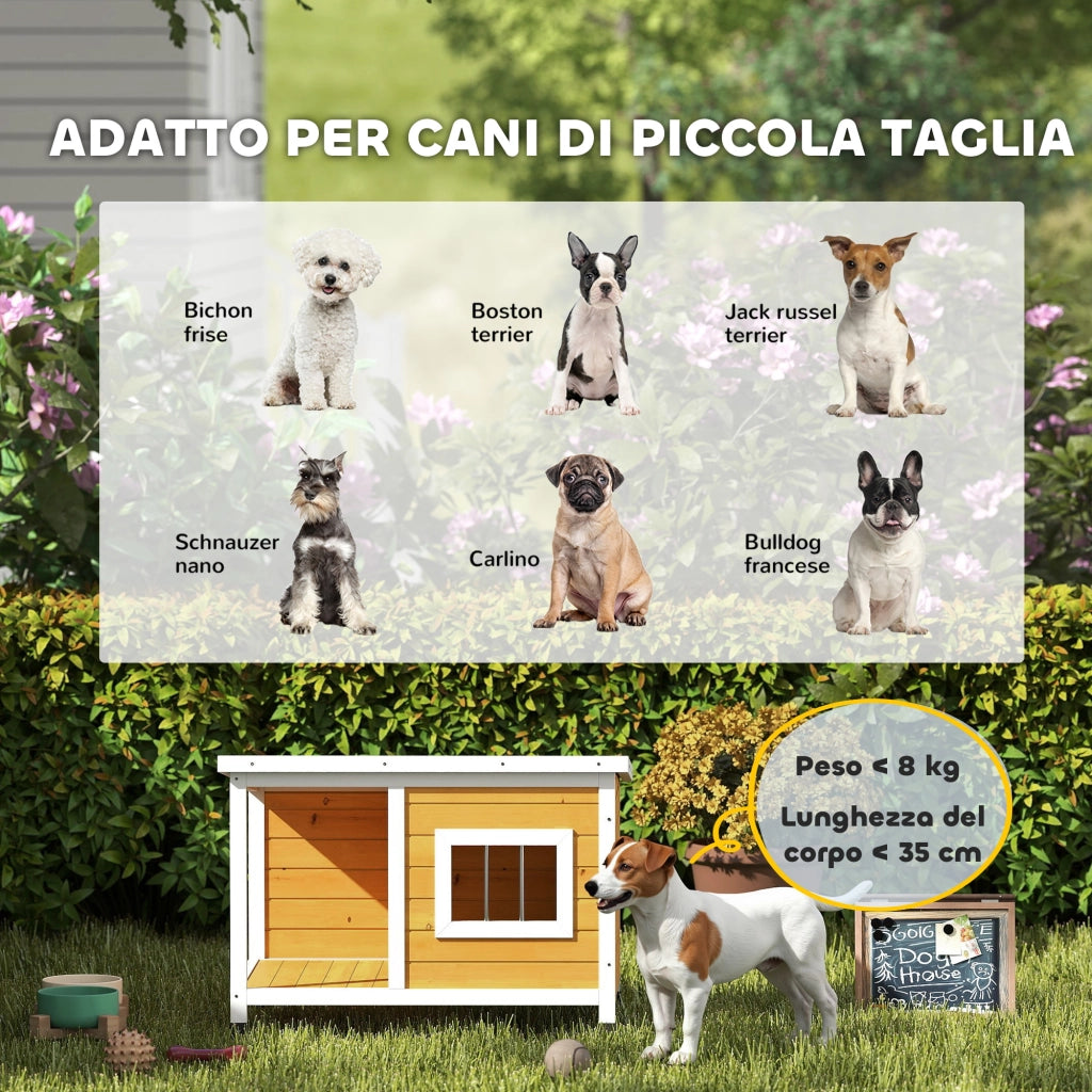 Cuccia per Cani da Esterno in Legno ¨C Minimal ¨C 85.5x62x60 cm