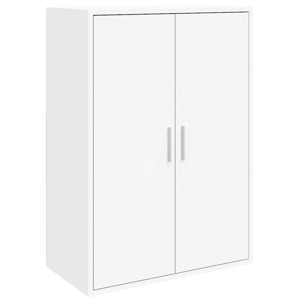 Credenza Bianca 60x31x84 cm in Legno Multistrato 840485