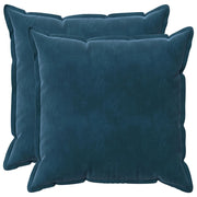 Federa 2 pcs HOUTEN Blu 80 x 80 cm Velluto 921579