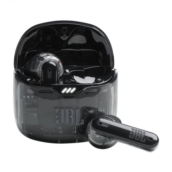 Cuffia Auricolare True Wireless Jbl Tune Flex Ghost Edition - Senza Filo Con Box Di Ricarica - Auricolari IN-Ear Senza Fili Bluetooth - Colore Nero