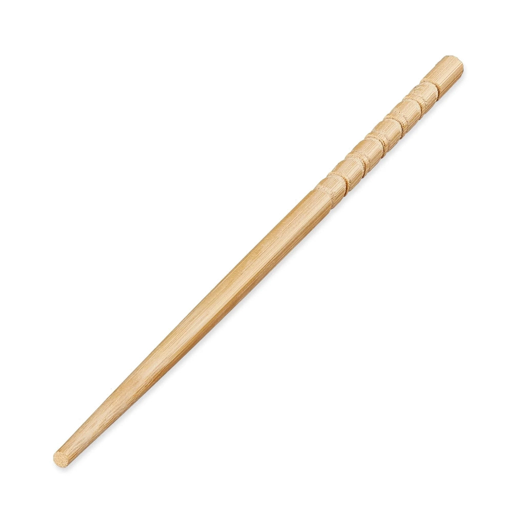 Set di 10 bacchette riutilizzabili per piatti asiatici 24 cm ergonomiche in bambù naturale 13_0004661