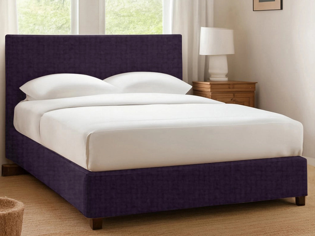 Dagenham, Letto Singolo Sfoderabile Made in Italy, Viola