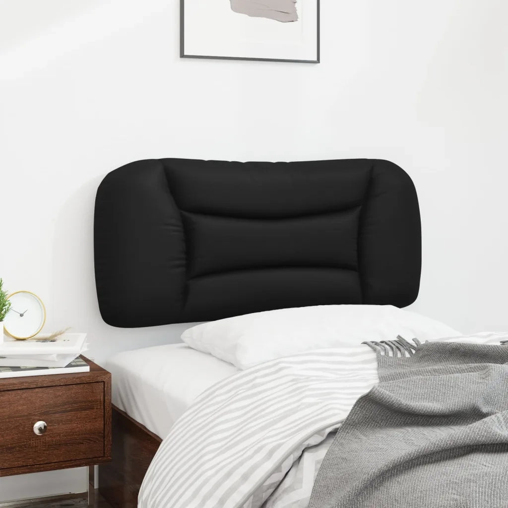 Cuscino Testiera Hvar Nero 90 cm in Similpelle 374544