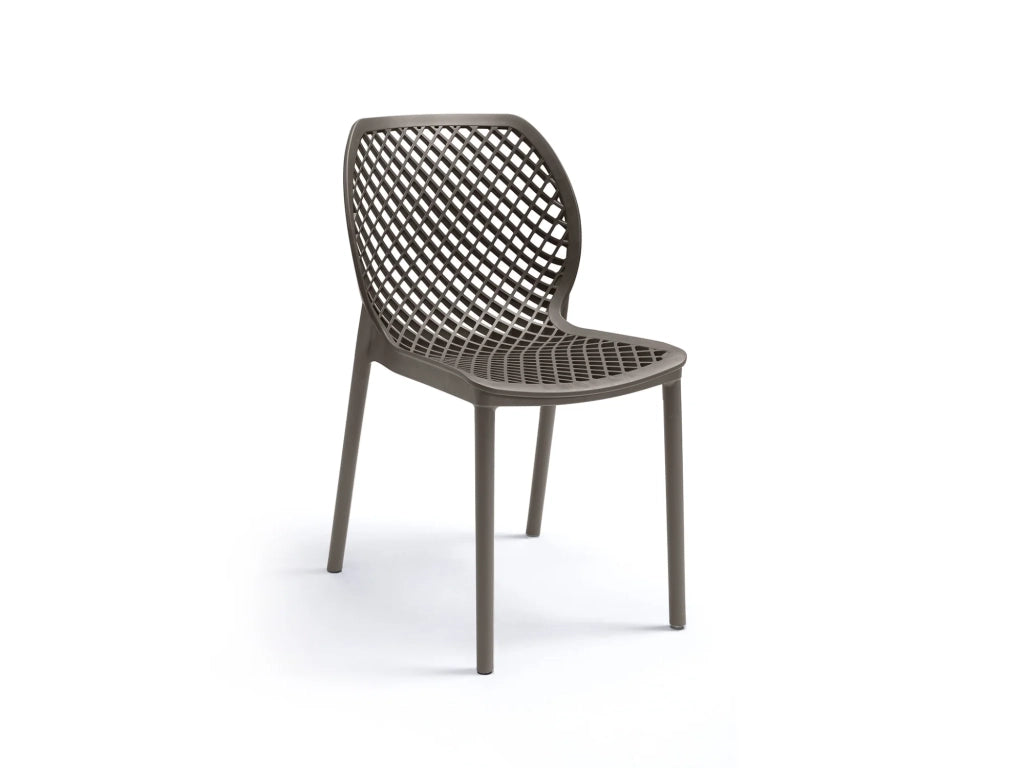 SEDIA IN POLIPROPILENE 'ARIA' taupe  - BICA
