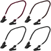 Clip per cappello 4 pezzi - Eterno chiuso - Resistente alle perdite - Leggero - Fodero in poliestere duraturo - Adatto per attività all'aperto - Fissaggio per cappello