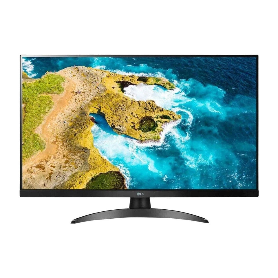 LG Monitor TV 27TQ615S-PZ 27" FHD Smart Monitor TV con WebOS 22TIVU e Sintonizzatore SAT DVB